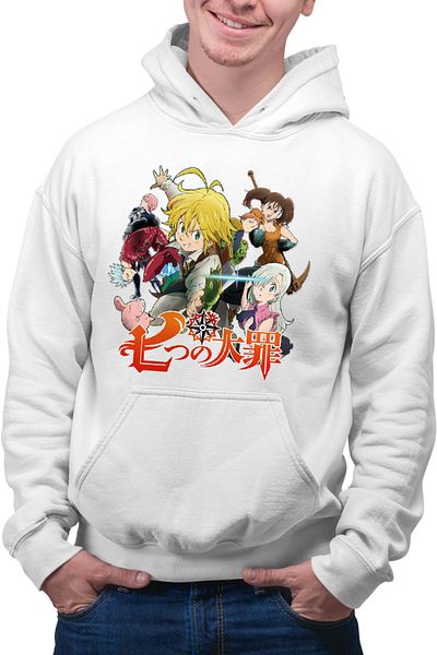 OEM Men's Hoodie Seven Deadly Sins Anime Akame Suzuki Nakaba