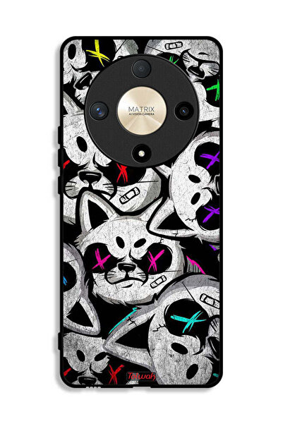 Tolwak Honor X9b Protective Case Cover Marshmallow Cats