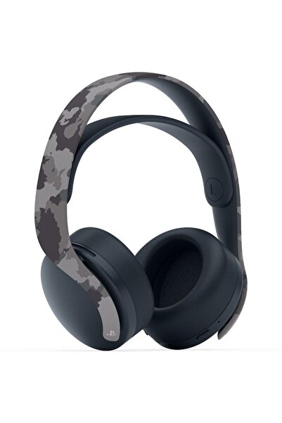 Sony Căști de gaming wireless cu microfon PlayStation Pulse 3D pentru PlayStation 5, gri camuflaj