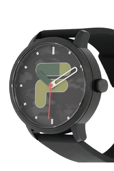 Fila Adult Unisex Analog Watch, Black 38-326-103, 42 mm
