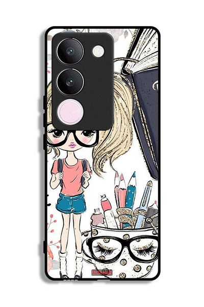 Tolwak vivo S17 Protective Case Cover Unicorn Girl Art