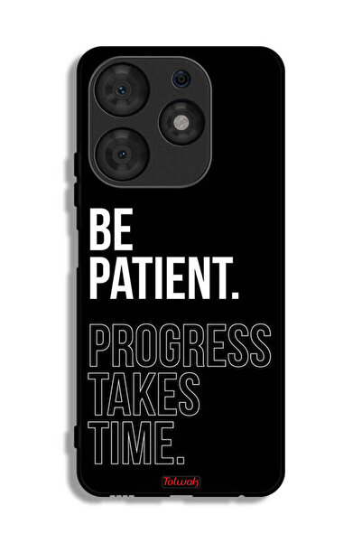 Tolwak Tecno Spark 10 Pro Protective Case Cover Be Patient Progress Takes Time