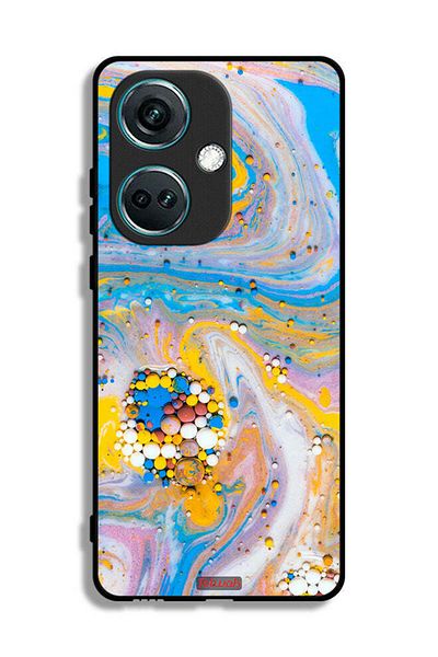 Tolwak OnePlus Nord CE3 Protective Case Cover Gems Colorful Abstraction
