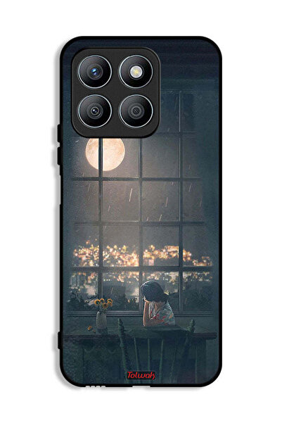 Tolwak غطاء حماية لهاتف Honor X8b مع صورة القمر