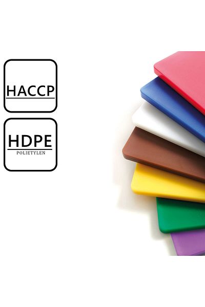 HENDI Deska do krojenia HACCP do surowego mięsa 450x300 mm czerwona - 825525