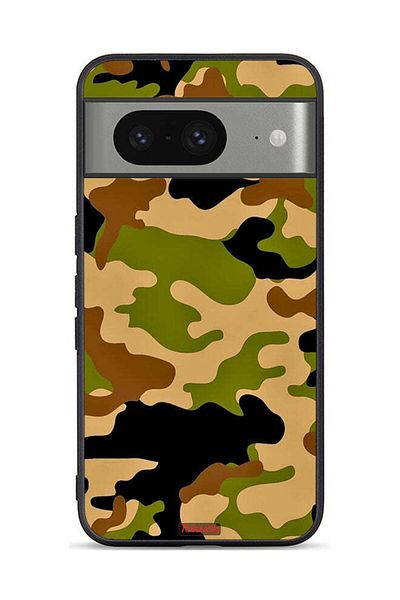 Tolwak Google Pixel 8 Protective Case Cover Camouflage Abstract Digital Pattern