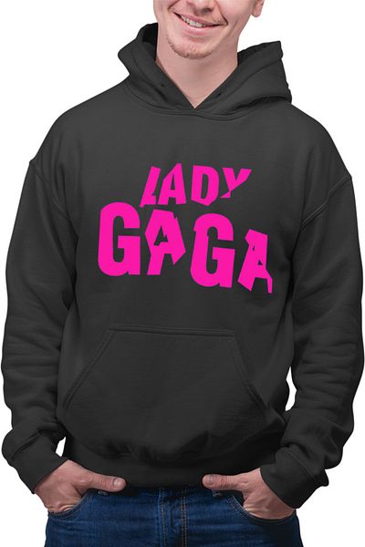 OEM Men's Hoodie Lady Gaga Logo Popular Musician Style