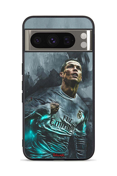 Tolwak غطاء حماية لهاتف Google Pixel 8 Pro برسومات كريستيانو رونالدو