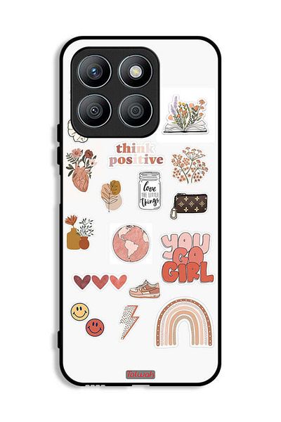 Tolwak Honor X8b Protective Case Cover You Go Girl
