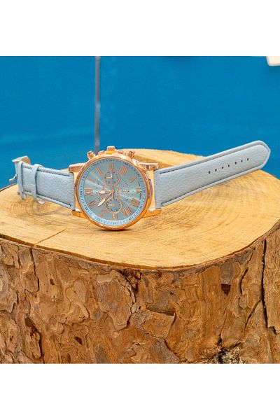JOJO KIDS Women'S, Men'S, Teenage and Children's Wristwatch, Leather Strap Watch, Elegant Quartz Watch Combo