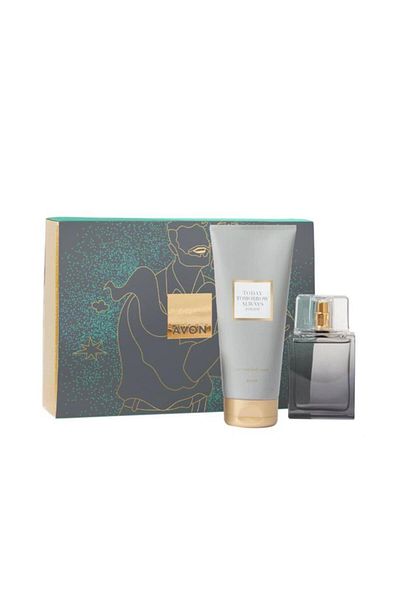 AVON Today TTA set for HE, perfume 75 ml + shower gel for hair and body 200 ml,