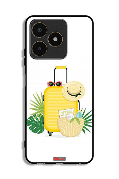 Tolwak غطاء حماية لهاتف Realme C53 بفن رقمي صيفي