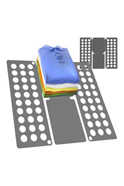 PROCART Shirt and T-shirt folding device, 60 x 70 x 24 cm, gray