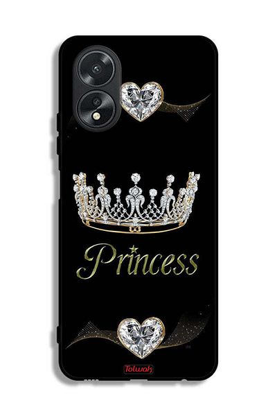 Tolwak Oppo A38 Protective Case Cover Princess