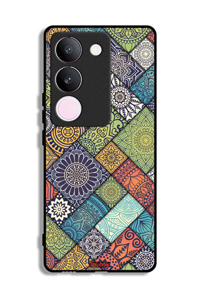 Tolwak غطاء حماية لهاتف فيفو S17 بنمط ماندالا