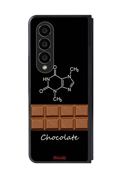 Tolwak غطاء حماية لهاتف سامسونج جالاكسي زد فولد 4 - لون شوكولاتة