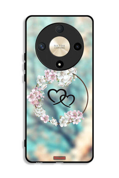 Tolwak Honor X9b Protective Case Cover Hearts In Ring Art