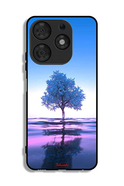 Tolwak Tecno Spark 10 Pro Protective Case Cover Tree Neon Body Of Water Refle...