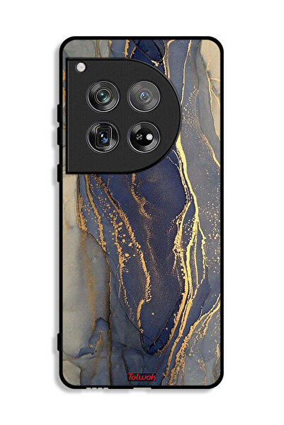 Tolwak غطاء حماية لهاتف OnePlus 12 بنمط رخامي لامع