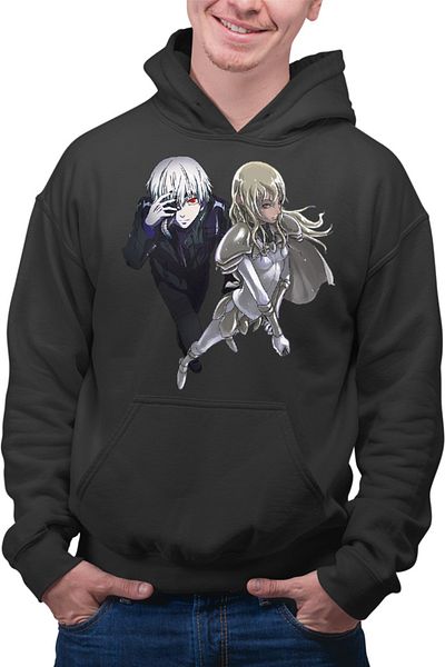 OEM Men's Hoodie Claymore Teresa Tokyo Ghoul Medieval Dead