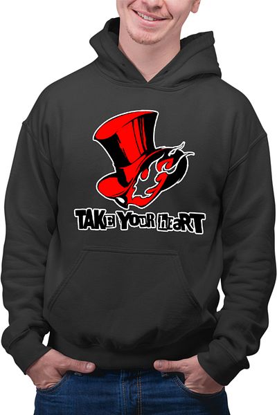OEM Men's Hoodie Persona Evil Group Take Heart Kokoro