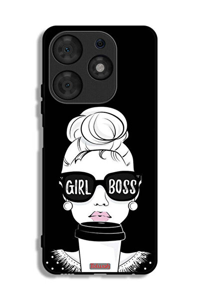 Tolwak Tecno Spark 10 Pro Protective Case Cover Girl Boss