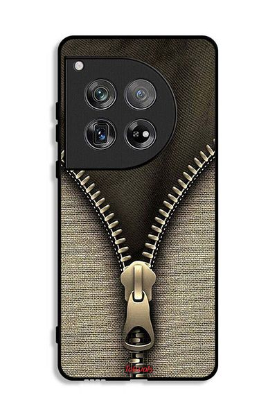 Tolwak غطاء حماية بنمط سحاب لهاتف OnePlus 12