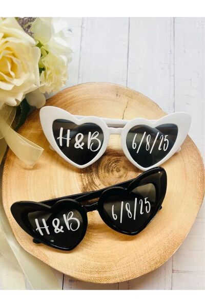 Laputa Tükkan Kişiye Özel Gözlük Camı Etiketi / Gelin Damat Gözlüğü Etiketi (...