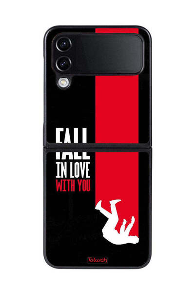 Tolwak غطاء حماية لهاتف Samsung Galaxy Z Flip 4 - سقوط في حبك