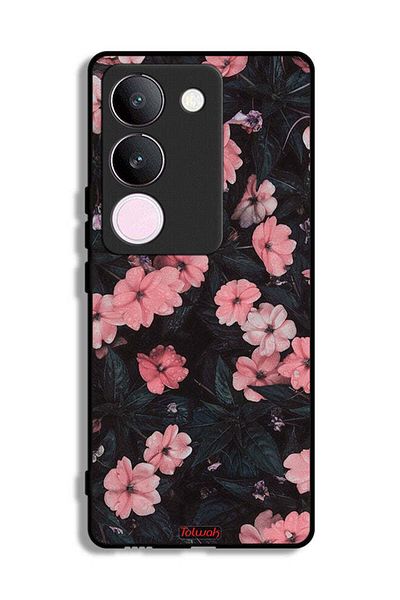 Tolwak vivo S17 Protective Case Cover Peach Small Roses