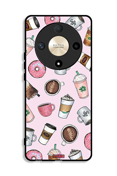 Tolwak Honor X9b Protective Case Cover Coffee Lover Art