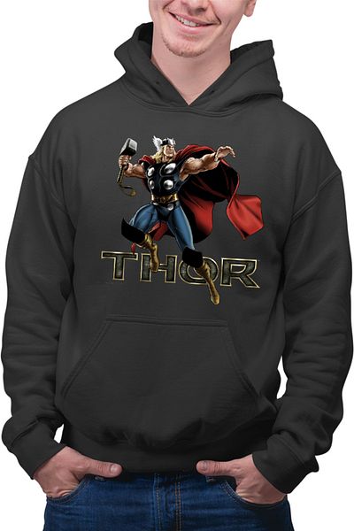 OEM Men's Hoodie Thor Nordic God American Movie Powers