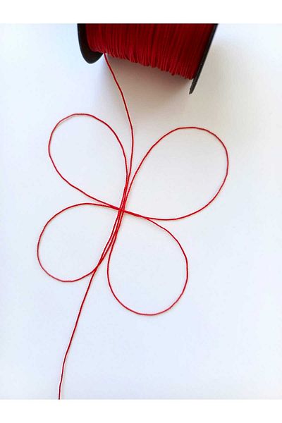Eskişehir hobi sanat 12 Ply 0.8 mm 100 Meters Polyester Thread Ball Weave Thread Rope Shoe Weave Thread Knitting Shoes Red Color