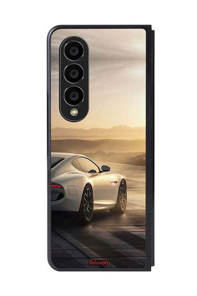 Tolwak Samsung Galaxy Z Fold 4 Protective Case Cover Car