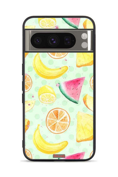 Tolwak غطاء حماية لجهاز Google Pixel 8 Pro بتصميم فن الألوان المائية والفواكه