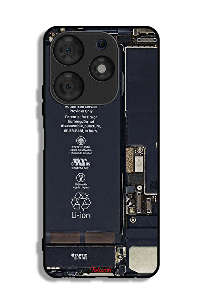 Tolwak غطاء حماية لهاتف تكنو سبارك 10 برو بنمط دائرة الهاتف