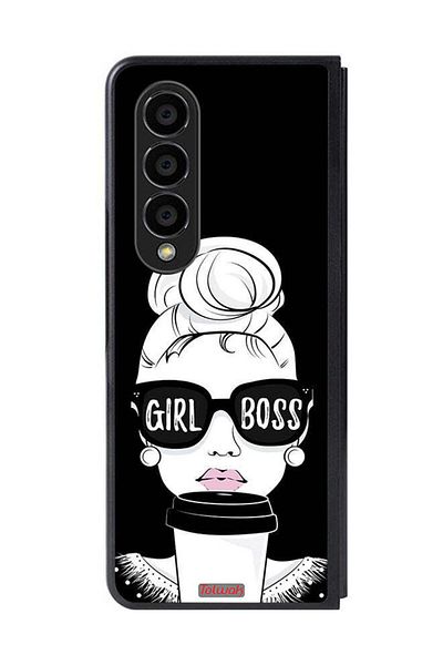 Tolwak Samsung Galaxy Z Fold 4 Protective Case Cover Girl Boss