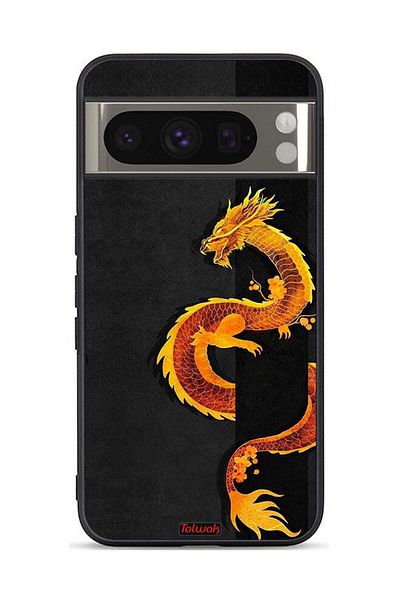 Tolwak Google Pixel 8 Pro Protective Case Cover Dragon Art