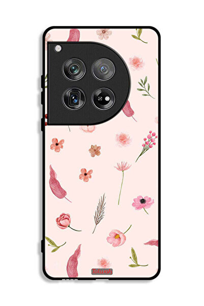 Tolwak غطاء حماية لهاتف OnePlus 12 بنقشة أوراق وورود