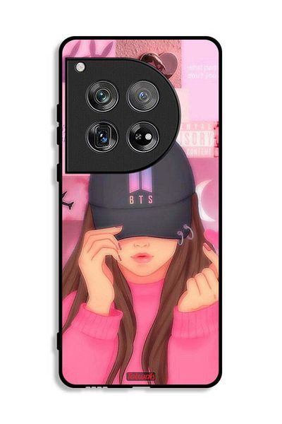 Tolwak OnePlus 12 Protective Case Cover Cap Girl Snap