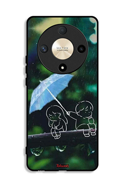 Tolwak Honor X9b Protective Case Cover Couple Abstract Art