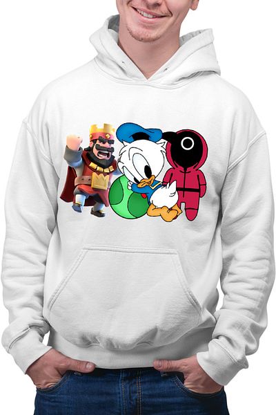OEM Hanorac Barbati Donald Duck Squid Game Clash of Clans Kids
