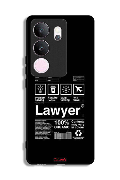 Tolwak غطاء حماية لهاتف vivo V29 Pro بملصق محامٍ