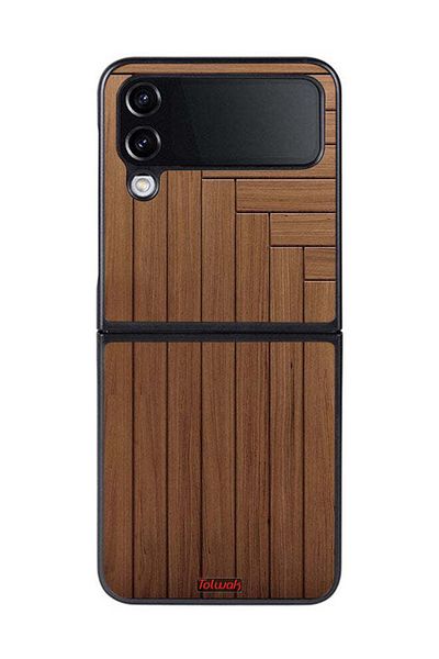 Tolwak Samsung Galaxy Z Flip 4 Protective Case Cover Door Pattern