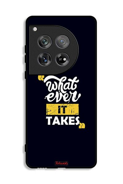 Tolwak OnePlus 12 Protective Case Cover Whatever It Takes