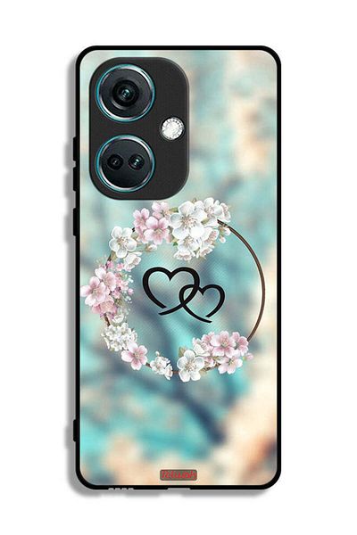 Tolwak OnePlus Nord CE3 Protective Case Cover Hearts In Ring Art