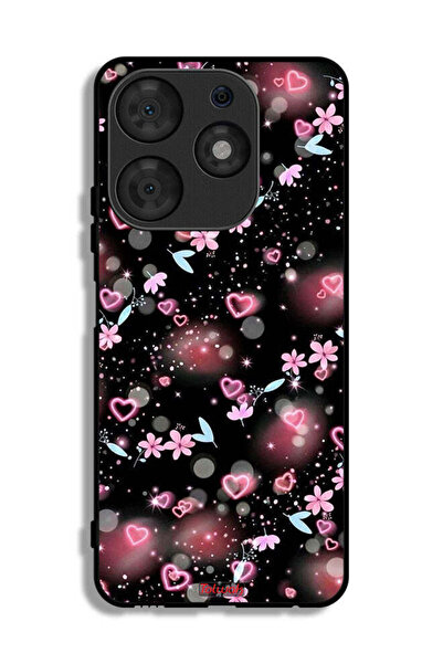 Tolwak Tecno Spark 10 Pro Protective Case Cover Small Hearts And Flowers
