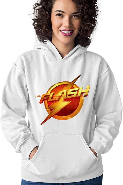 OEM Women's Hoodie Flash Logo Bright Speed Light Costume