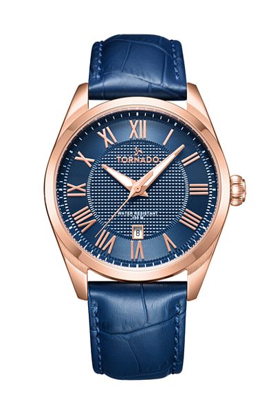 Tornado CLASSIC ANALOG Men's Analog Blue Dial Watch - T8007-RLNN