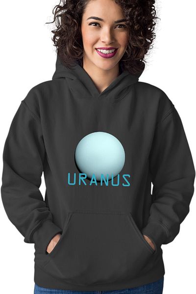 OEM Hanorac Femei NASA Uranus Huge Celestial Moon Gas Gravity